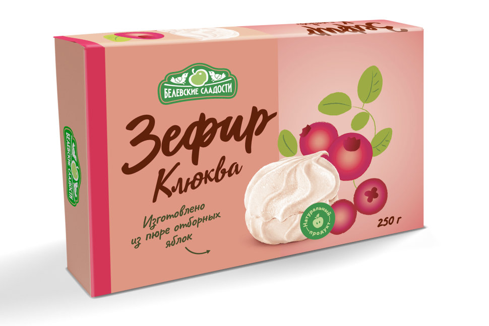  Зефир белевский "Клюква" 250г в Всеволожске