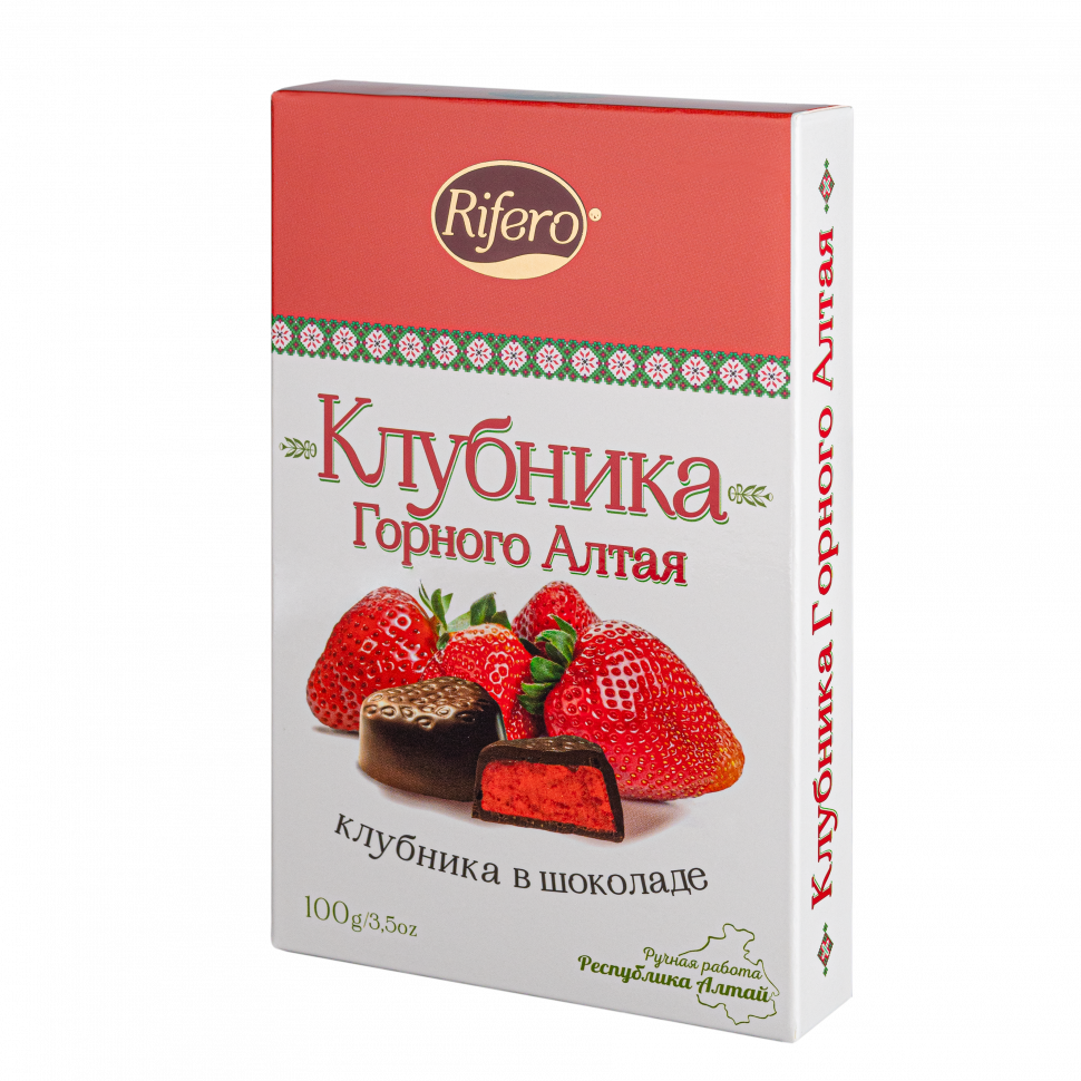  Риф и ко Конфеты "КЛУБНИКА Горного Алтая" 100г        в Всеволожске