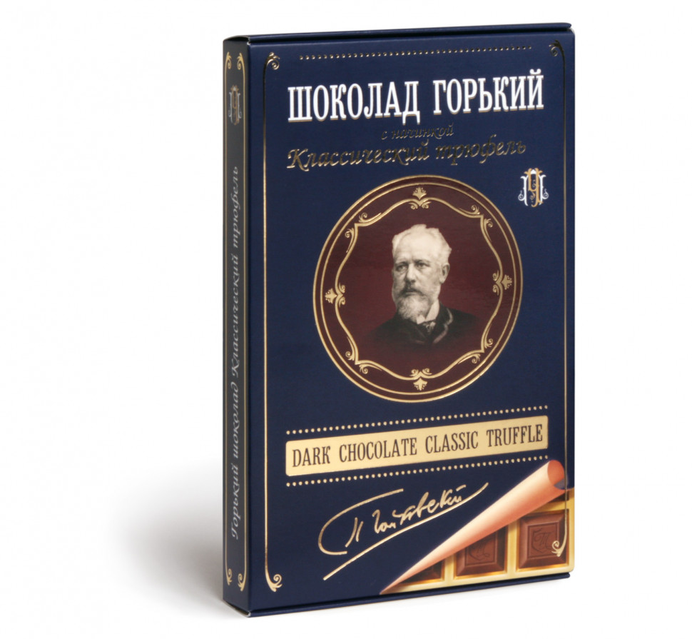  Фабрика Томер  Горький шоколад ТРЮФЕЛЬ классический (Чайковский), 112г в Всеволожске