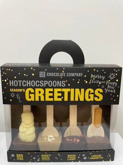  Набор шоколадных ложек «SEASON`S GREETINGS» (4 ложки по 50 гр), 200гр в Всеволожске