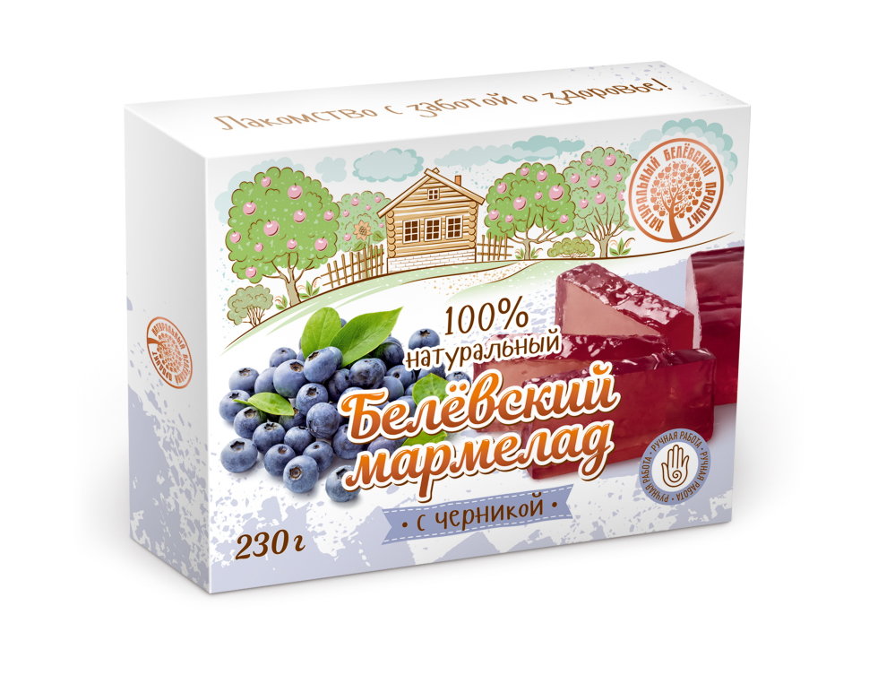  Мармелад белевский "Черника" 230г в Всеволожске