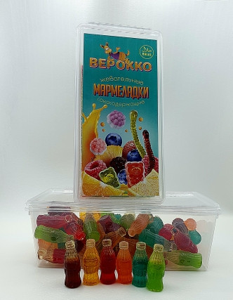  Жевательный мармелад Бутылочки, 250г      в Всеволожске